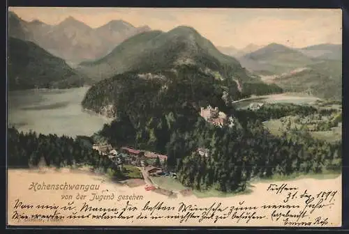 AK Hohenschwangau, Blick von der Jugend