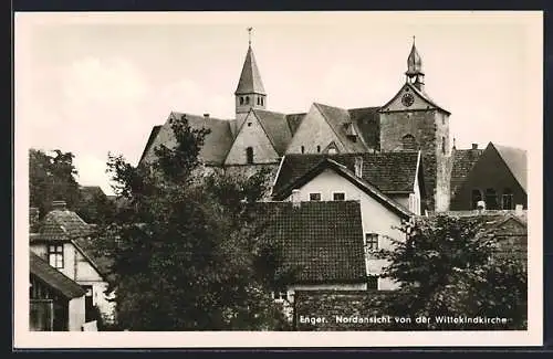 AK Enger, Nordansicht von der Wittekindkirche