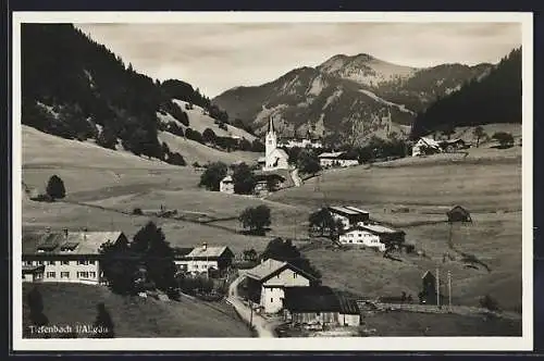 AK Tiefenbach / Allgäu, Panorama