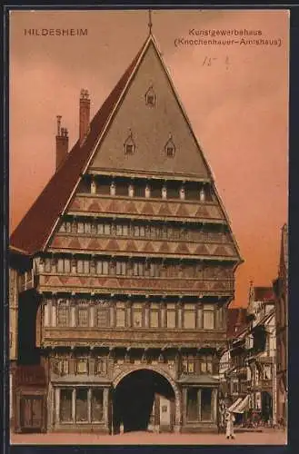 AK Hildesheim, Kunstgewerbehaus, Knochenhauer-Amtshaus