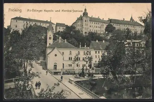 AK Freising, Blick auf die Alt-Öttinger Kapelle und Klerikal-Seminar