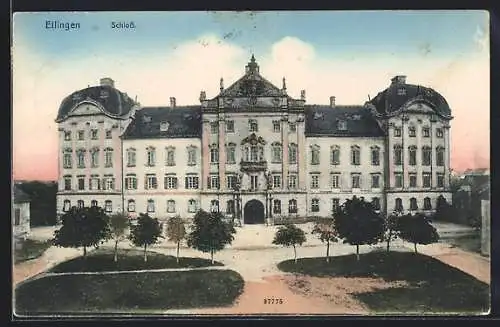 AK Ellingen / Bayern, Das Schloss