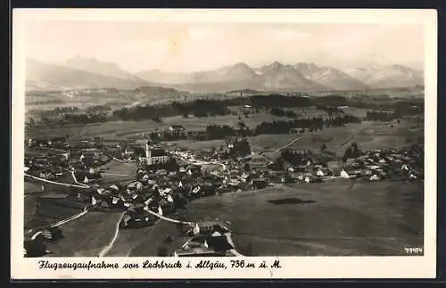 AK Lechbruck i. Allgäu, Flugzeugaufnahme