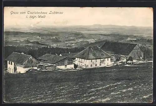 AK Lichtenau / Bayr. Wald, Blick zum Touristenhaus