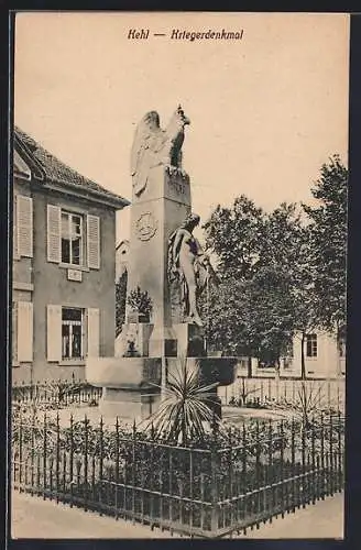 AK Kehl a. Rh., Kriegerdenkmal