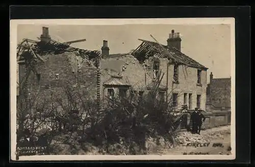 AK Lowestoft, Destroyed building after bombardement