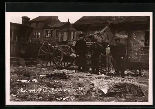 AK Lowestoft, Destroyed building after bombardement