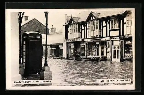 AK Mablethorpe, High Street after Flood Disaster