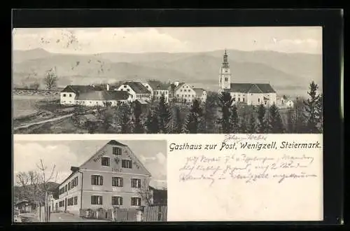 AK Wenigzell /Steiermark, Gasthaus zur Post