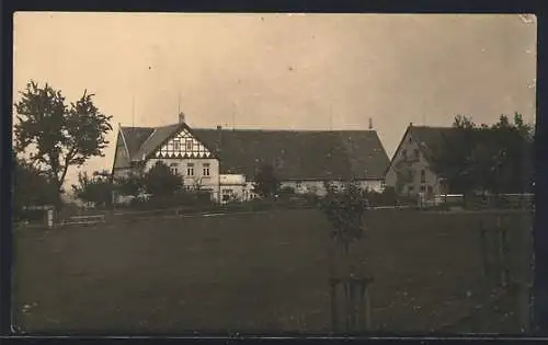 Foto-AK Melle, Blick auf den Hof Wulbusch