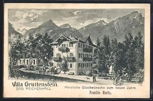 AK Bad Reichenhall, Hotel Villa Gruttenstein