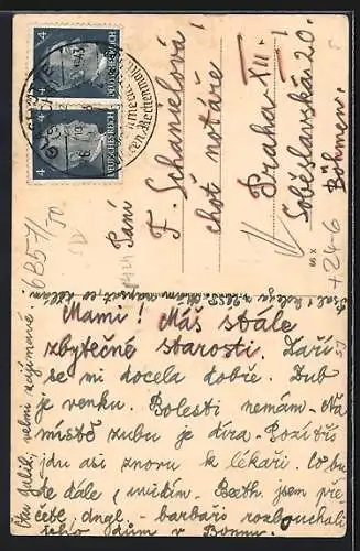 AK Glashütte i. Sa., Unwetterkatastrophe 1927, Zerstörte Gebäude und Sprengung