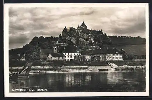 AK Schweinfurt a. M., Blick auf den Mainberg