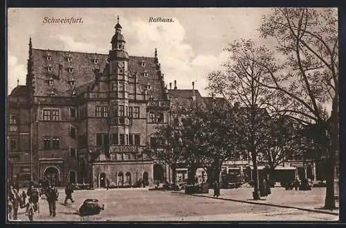 AK Schweinfurt, Partie am Rathaus