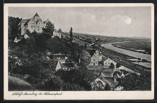 AK Mainberg bei Schweinfurt, Blick auf das Schloss