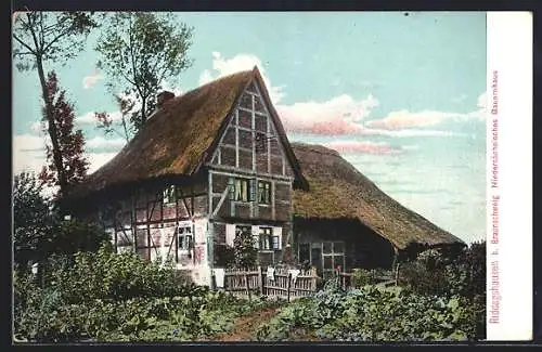 AK Riddagshausen b. Braunschweig, Niedersächsisches Bauernhaus