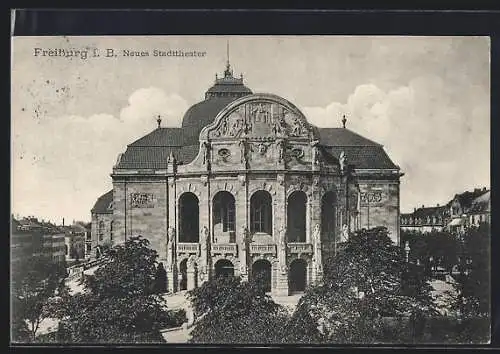 AK Freiburg i. B., Das neue Stadttheater