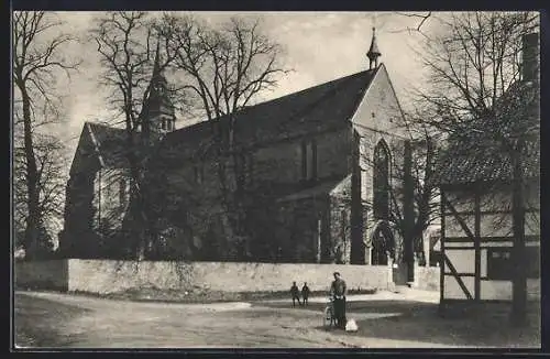 AK Riddagshausen /Braunschweig, Blick auf die Kirche