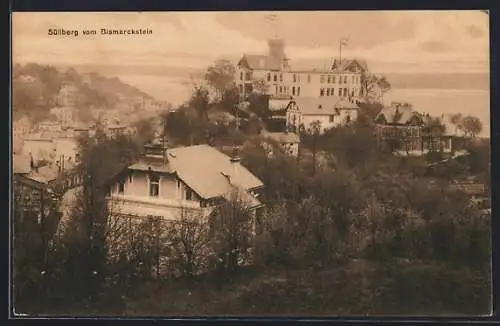 AK Hamburg-Blankenese, Süllberg vom Bismarckstein