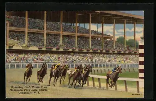 AK Oceanport, Rounding Club House Turn, Monmouth Park Race Course