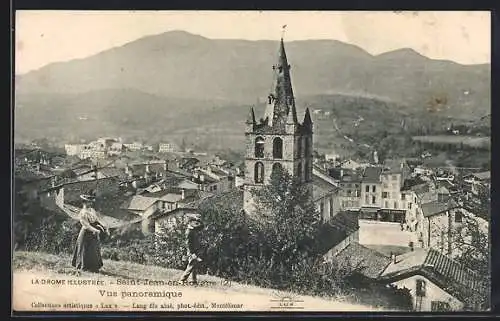 AK Saint-Jean-en-Royams, Vue panoramique