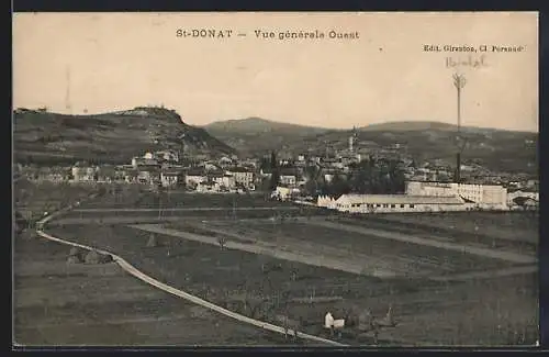 AK Saint-Donat, vue générale ouest