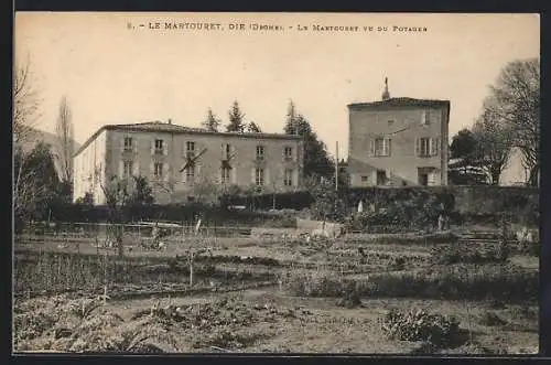 AK Die, Hotel Le Martouret vu du Potager