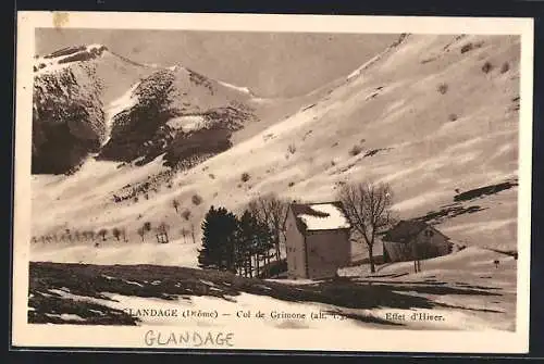 AK Glandage, Col de Grimone, Effet d'Hiver