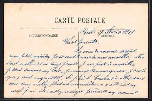 AK Crest, Vue générale, La Tour, les Remparts et les hauts quartiers