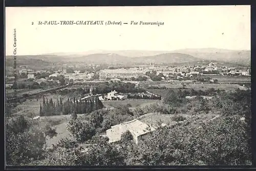 AK St-Paul-Trois-Chateaux, Vue Panoramique