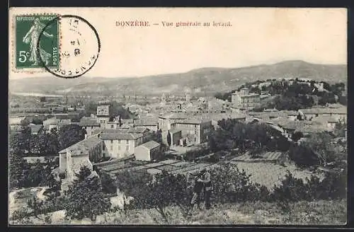 AK Donzére, Vue générale au levant