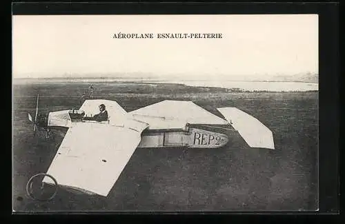 AK Aéroplane Esnault-Pelterie, Eindecker-Flugzeug