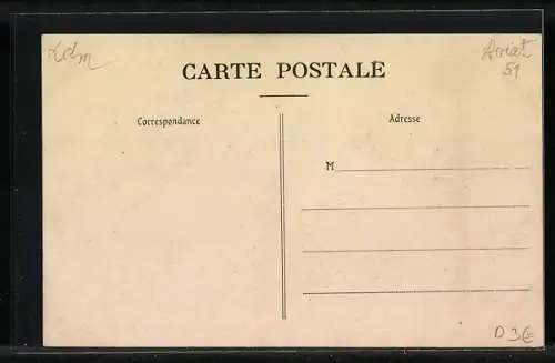 AK Concours d`Aéroplanes Militaires de Reims 1911, Biplan Bréguet en plein vol, Doppeldecker-Flugzeug