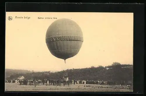 AK Armée belge, Ballon militaire libre