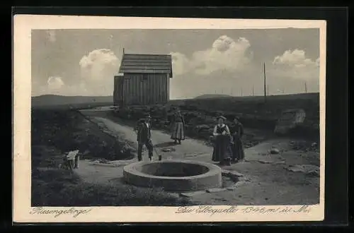 AK Spindlermühle, Elbquelle im Riesengebirge