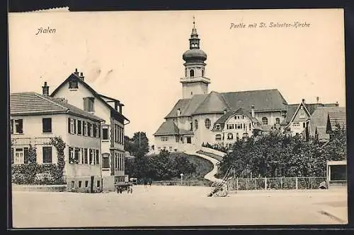 AK Aalen, Partie mit St. Salvator-Kirche