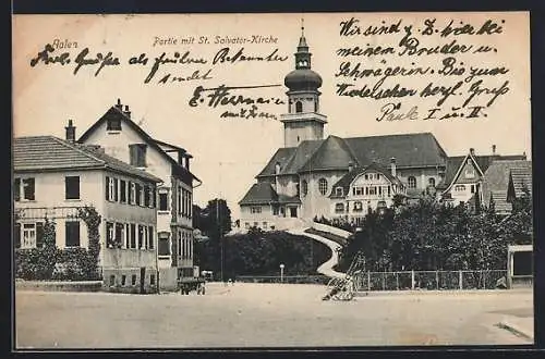 AK Aalen, Partie mit St. Salvator-Kirche