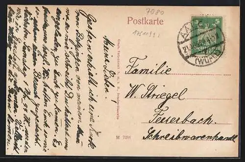 AK Aalen, Partie mit St. Salvator-Kirche