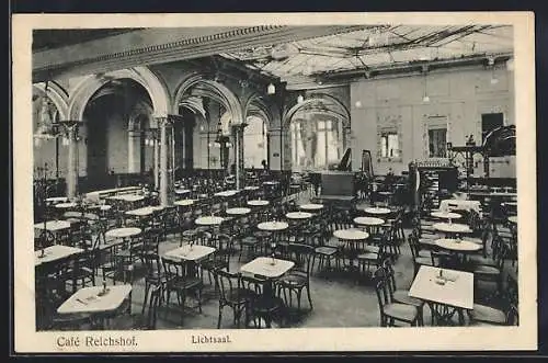 AK Hannover, Café Reichshof, Lichtsaal