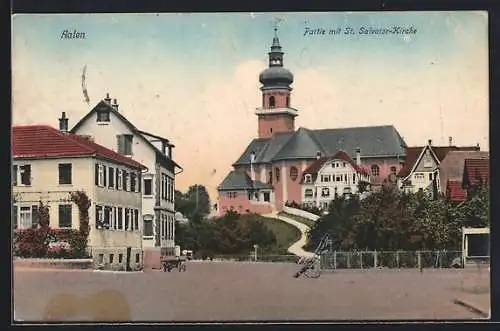 AK Aalen, Partie mit St. Salvator-Kirche