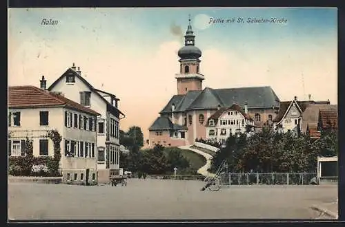 AK Aalen, Partie mit St. Salvator-Kirche