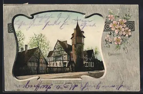 AK Hannover, Gasthaus Listerthurm, Bes. Franz Kasten, Aussenansicht