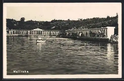 AK Malinska, Blick auf das Seebad