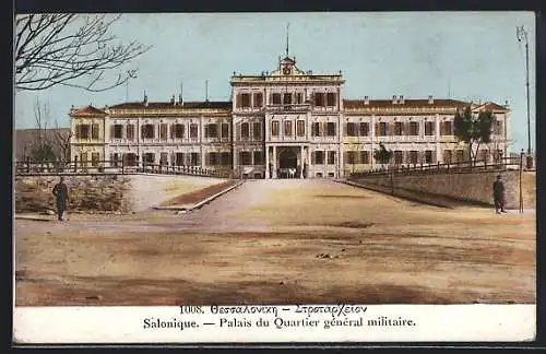 AK Salonique, Palais du Quartier general militaire