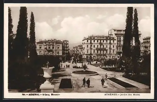 AK Athènes, Jardin des Muses