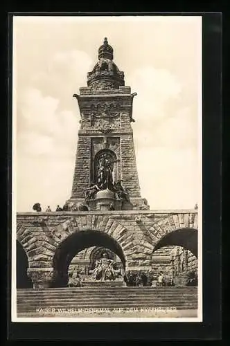 AK Kyffhäuser, Blick auf das Kaiser Wilhelm-Denkmal