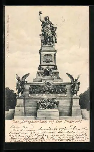 AK Nationaldenkmal auf dem Niederwald