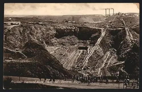 AK Kimberley /Transvaal, Premier Diamond Mine, General View