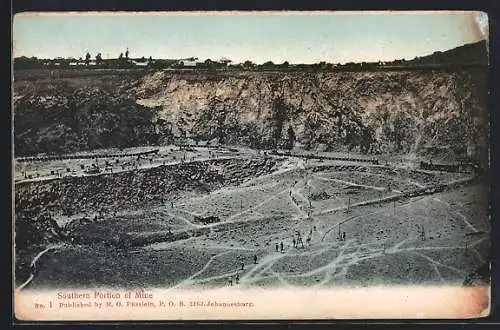 AK Kimberley /Transvaal, Souther Portion of the Mine