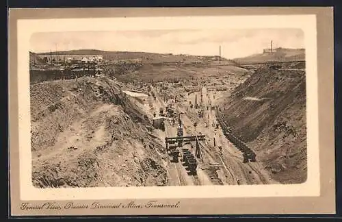 AK Kimberley /Transvaal, General View of the Premier Diamond Mine